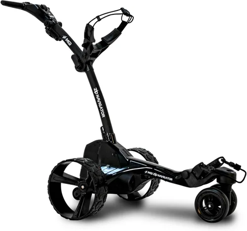MGI Zip Navigator Electric Golf Cart - 36 Hole Battery - Remote Control - (Drink, Umbrella, & GPS Phone)