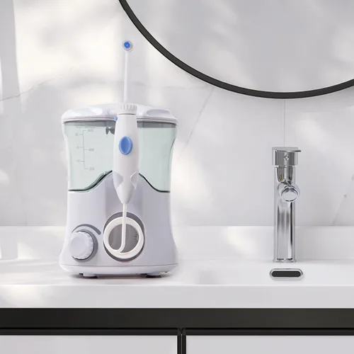 Vista 6 de Manguera de repuesto y piezas de mango compatibles con Waterpik Water Flosser WP-100 WP-140 WP-150 WP-900 Series Irrigador Oral, Mango de plástico