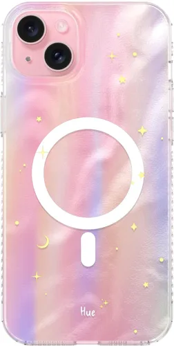 Vista 106 de LONLI Hue - para iPhone 15 Pro [Compatible con Magsafe] - Funda de teléfono floral dorada - [Amortiguador de 360° absorbente de impactos] - Funda