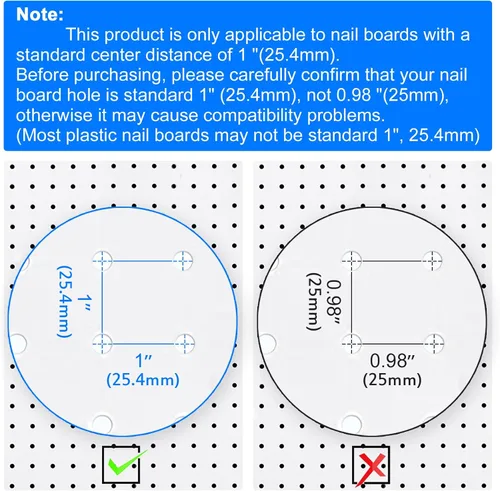 Vista 7 de Kit organizador de accesorios para tablero perforado de 310 piezas, cestas para tablero perforado y portarrollos de papel para surtido de ganchos