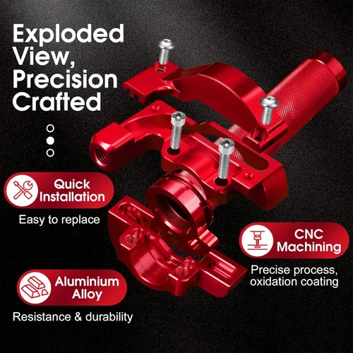 Vista 27 de Throttle Grip Throttle Cable Motorcycle 22mm Universal CNC Aluminum Accelerator Throttle Twist Grips Handlebars for KLX CR CRF EXC XR TTR CB SSR ATV