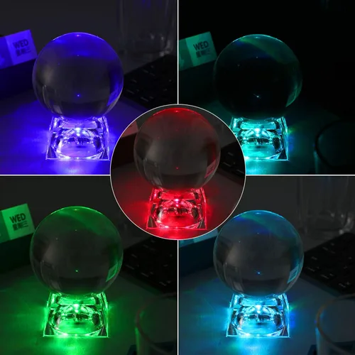 Vista 6 de SATINIOR 2 soportes de esfera trapezoidales de cristal para exhibir huevos de 60 a 4.331 in, piedras preciosas