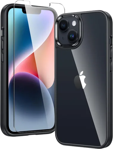 Vista 261 de FNTCASE Funda transparente para iPhone 16: fundas magnéticas para teléfonos con protector de pantalla a prueba de caídas compatibles con Magsafe
