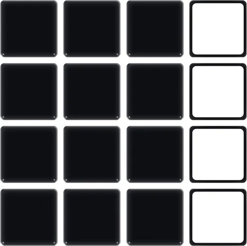 Vista 16 de Ezprotekt Paquete de 16 Tiras Deslizadoras Autoadhesivas para Mover Muebles para Alfombras, Almohadillas Rectangulares para Mover Muebles de 1/2 x 4