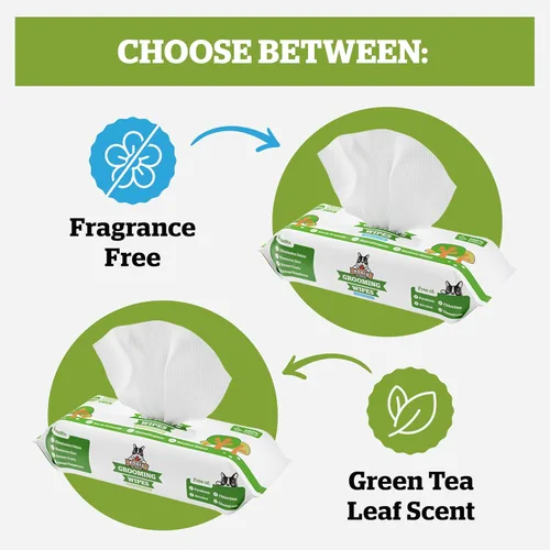 Vista 7 de Pogi's Grooming Wipes, 100 toallitas antisépticas para perros y gatos