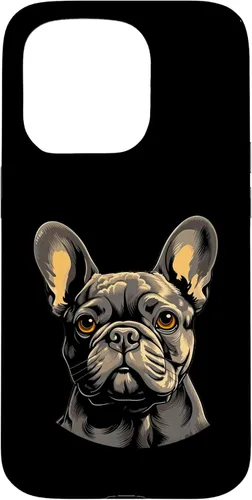 Vista 13 de iPhone 16 Bulldog arte perro papá mamá francés francés mi mejor amigo cachorro caso