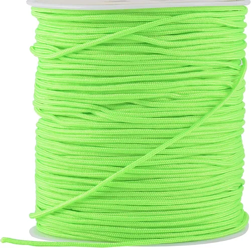 Vista 105 de KONMAY 1 rollo de cuerda de nailon de 150 yardas, trenzado de 0.016 in de nailon Shamballa Macramé/cordón de cuentas, cordón de nudo chino, cuerda