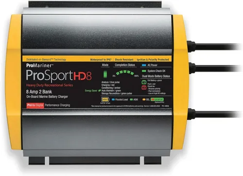 Vista 10 de ProMariner 44006 ProSport HD Cargador de batería marino impermeable, 6 amperios, 1 banco