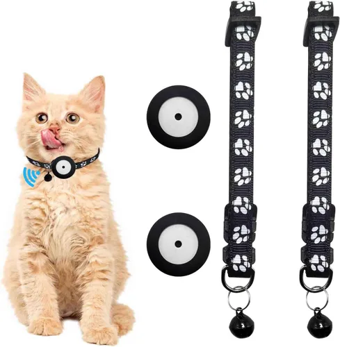 Vista 8 de Puerta inteligente para gatos con sensor de 3 collares, collar de puerta de gato RFID activado con control remoto, bloqueo de 4 vías, puerta Marrón