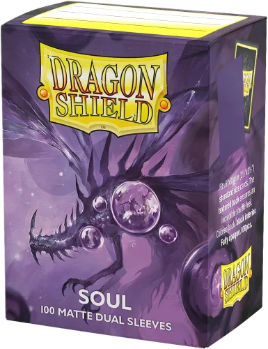 Vista 9 de Dragon Shield Fundas para tarjetas de tamaño estándar doble mate 100 unidades - Fundas TCG suaves y resistentes - Compatible con Pokemon, One