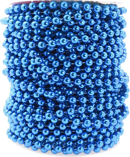 Vista 20 de Mandala Crafts Rollo de perlas negras de imitación de 0.157 in, guirnalda de perlas decorativas de 44 yardas para bodas, árbol de Navidad, arreglos