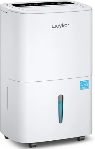 Vista 11 de Waykar Max 80 pintas/D (estándar de 62 pintas/D) Energy Star - Deshumidificador para el hogar para espacios de hasta 5,000 pies cuadrados, ideal