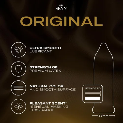 Vista 2 de SKYN Condones LifeStyles Original, 24 unidades (paquete de 1)