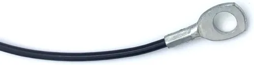 Vista 3 de Gym Steel Wire Rope Cable Replacement for Home Gym Attachments, 5mm Steel with Rubber Coating, 100kg Load Capacity, Length Options