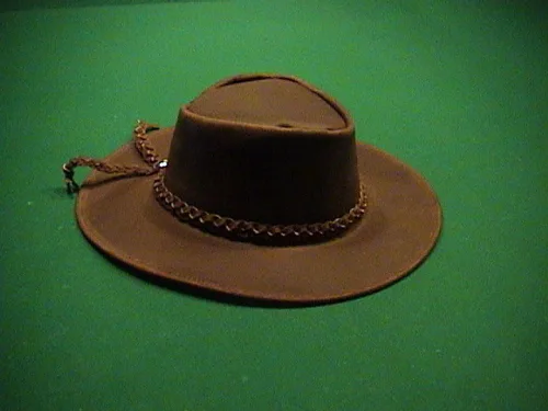 Vista 7 de Sharpshooter Clint Eastwood Fistful of Dollars - Sombrero de vaquero de cuero