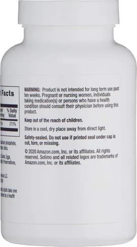 Vista 3 de Marca Yaxa – Solimo Zinc 30 mg, sin sabor, 300 tabletas, suministro para diez meses