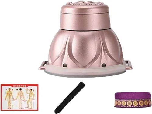Vista 12 de Kit Relief Moxa Box Copper Relax Device Moxibustion Box Care Heating Tool Smoke Moxa Stick Burner Holder(Large 5-Piece Set)