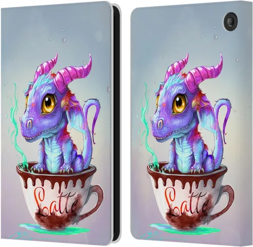 Vista 35 de Head Case Designs Officially Licensed Ruth Thompson Boba Tea Cup O Dragons Leather Wallet Case Compatible with Kindle Paperwhite 1/2 / 3