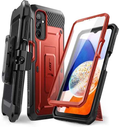 Vista 10 de SUPCASE Unicorn Beetle Pro Series - Funda para Samsung Galaxy A14 5G (versión 2022), funda resistente de cuerpo completo con protector de pantalla