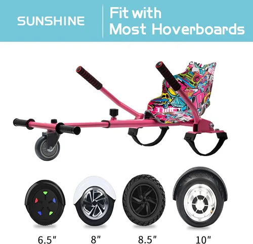 Vista 2 de Accesorio de fijación de asiento de kart Sunshine Hoverboard para scooter autoequilibrante de dos ruedas de 6.5", 8", 10