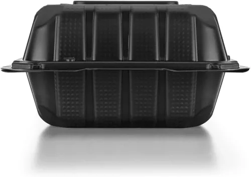 Vista 7 de KARAT EARTH Clamshell - Recipientes de alimentos para llevar [6 x 6 pulgadas - 400 quilates] para llevar, aptos para microondas, congelador