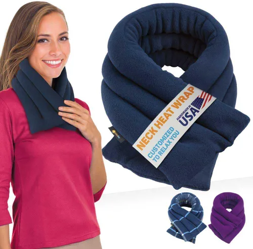 Vista 17 de SunnyBay Almohadilla de Calentamiento para Microondas, Envoltura de Cuello y Hombros Calentada y Humectante, Bolsa de Frio o Compresa Caliente