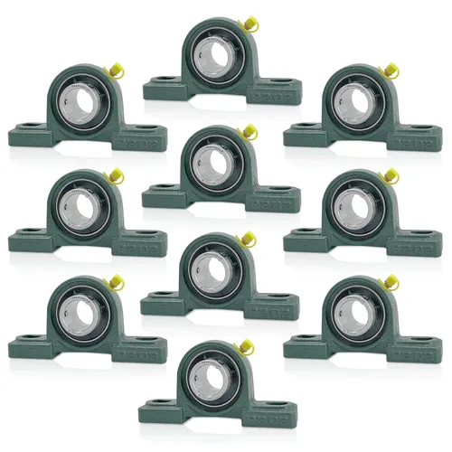 Vista 31 de 4 piezas de 10 mm Rodamiento con Brida Cojinete de Empuje o Descanso Montado KP000 Bloque de Rodamiento