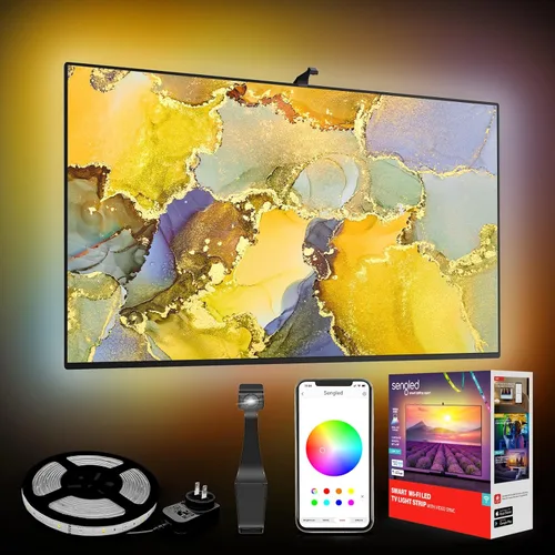 Vista 5 de Sengled Envisual Luces LED para TV (sincronización de TV Suppoorts off-line), retroiluminación LED de TV con cámara para televisores de 40 a 45