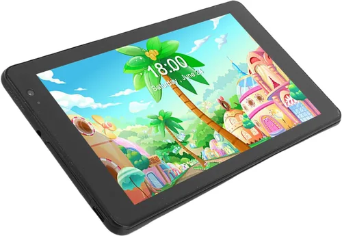 Vista 4 de SUNGOOYUE 7-inch Entertainment Tablet with Antifall Case for Ages 3-10. Learning, Educational, for Prime Video for 14 ABS + Silicone (Pink)