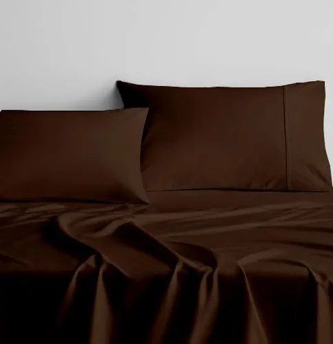 Vista 7 de Rajlinen Juego de sábanas de 4 piezas tamaño individual, juego de sábanas 100% algodón, sábanas de lujo para hotel con bolsillos profundos de hasta