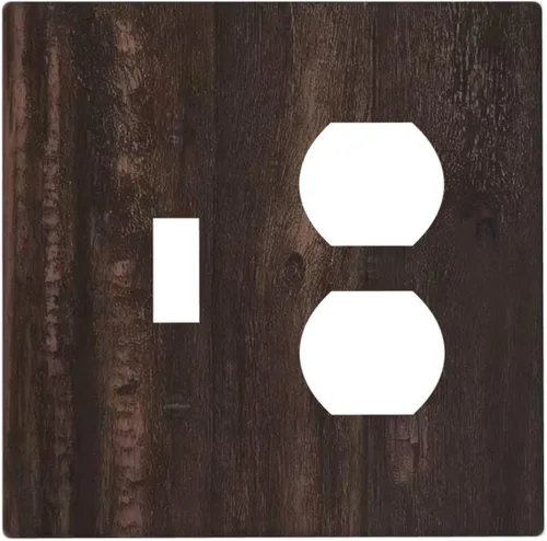 Vista 165 de Abstracto de Lujo Azul Dorado con Brillo de Mármol 1 Gang Cubiertas de Tomacorrientes Dúplex Decorativas Cubiertas de Interruptores de Luz