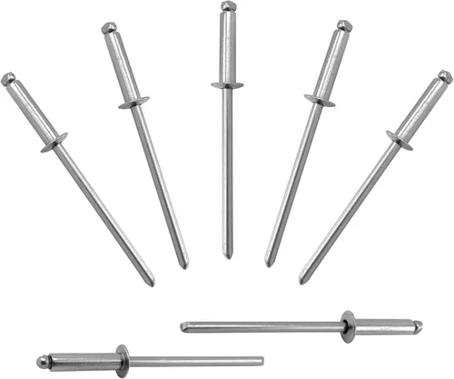 Vista 12 de ALLCLEAN 50 piezas de remaches ciegos profesionales de acero inoxidable de 1/4" x 1/2", remaches POP de 6,4 x 12 mm, agarre y mandril de acero