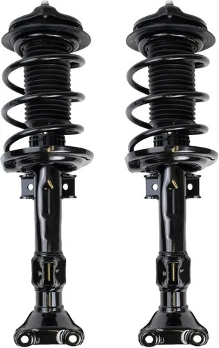 Vista 23 de TRQ - Conjunto de puntal delantero y resorte helicoidal (lados del conductor y del pasajero), para auto