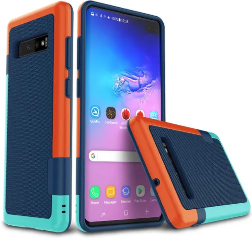 Vista 41 de Jeylly Funda para Galaxy Note 8, funda para Note 8, [3 colores] delgada híbrida resistente TPU suave y policarbonato duro a prueba de golpes, Vino