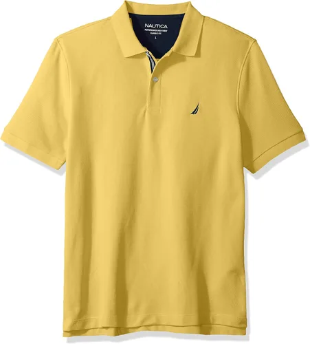 Vista 66 de Nautica playera polo clásica de mangas cortas, color sólido, para hombre
