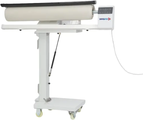 Vista 2 de Speedypress R02036 - Prensa rotativa para planchar con soporte, 36.0 in, para ropa, prendas, cortinas, sábanas, manteles (con soporte)