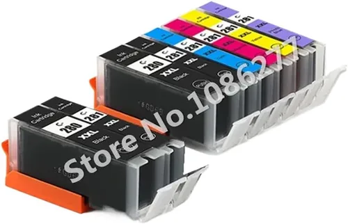 Vista 3 de PGI 280 XL 281 PGI-280 PGI280 CLI-281 CLI281 Compatible Ink Cartridge Compatible with TS8120 TS8220 Printers(1SET ( 6PCS ))