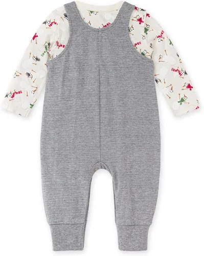 Vista 2 de Burt's Bees Baby Mameluco para bebé, 100% algodón orgánico de una pieza, Juego de muñeco de nieve