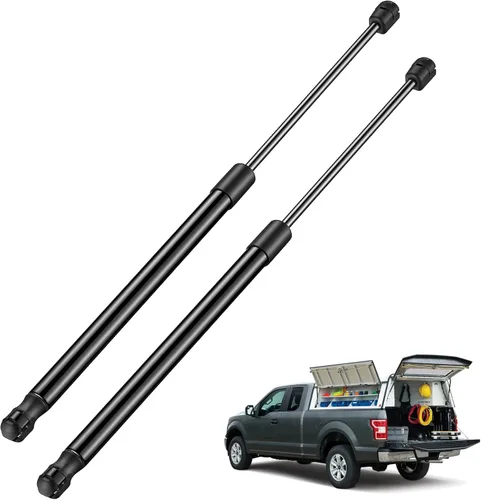 Vista 11 de BDFHYK C16-09322 - Soportes de elevación de 10 pulgadas, puntales de gas de 40 libras (178 N) para Leer Camper Shell Topper, puerta trasera