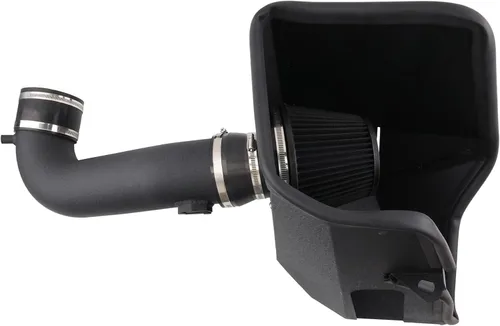 Vista 9 de Sistema de admisión de aire frío y protector térmico compatible con Chevy Silverado GMC Sierra 1500 4.8L/5.3L/6.0L/6.2L V8 de 2009-2014 Kit