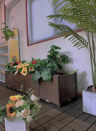 Vista 6 de Raised Garden Bed Planters for Outdoor Plants Plastic Planters Box Elevated Garden Boxes Plant Pots of Garden Patio Balcony Deck to Planting Flowers