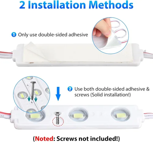 Vista 4 de Linkstyle Kit de iluminación para el interior de furgoneta, de 12V con 120 LEDs, tira de luz LED, módulo de iluminación LED para techo del coche