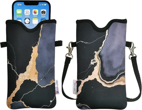 Vista 128 de Tainada Funda Estuche Bolsa de Neopreno para Teléfono para Hombres y Mujeres con Correa Cruzada/Cordón para el Cuello para iPhone 17/16/15 Pro Max