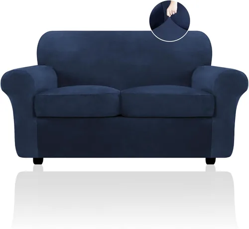 Vista 18 de FestiCorp Funda para Sofá, Fundas de Terciopelo para Sofá para Perros, Fundas Elásticas para Sofá, Fundas Gruesas de Muebles para Mascotas, Funda