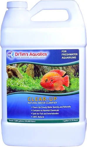 DrTim's Aquatics Clarificador de agua natural Clear-UP para peceras, acuarios, filtrado de agua, tratamiento de enfermedades, solución ecológica