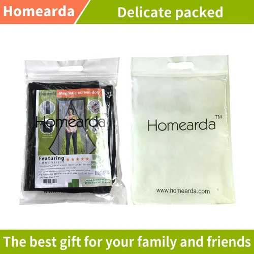 Vista 6 de Mosquitero magnético para puerta. Marco completo, se adapta a puertas de hasta 34 x 82 pulgadas.