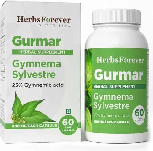 Vista 10 de Herbsforever Gurmar Cápsulas – Gymnema Sylvestre – Suplemento herbario – 90 cápsulas (paquete de 2)