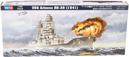 Hobby Boss HY83401 USS Arizona BB-39 Kit de construcción de modelo de barco