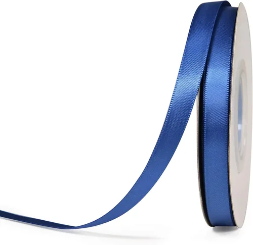 Vista 70 de YAMA Cinta de satén de doble cara, 1 1/2 pulgadas, 25 yardas para envolver regalos, color negro