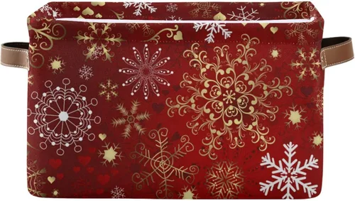 Vista 11 de Cesta de almacenamiento grande Pixel Zig Zag geométrica plegable caja de almacenamiento con asas para dormitorio, oficina en casa